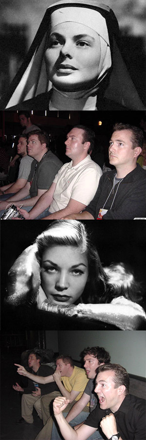 Bacall vs Bergman reaction guys