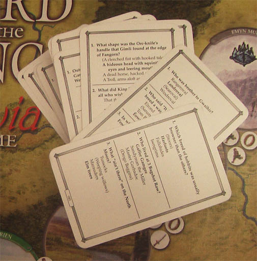 lord of the rings trivia cards