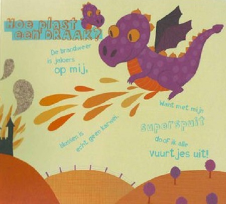 dragon pee dutch children's book