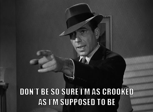 Sam Spade crooked